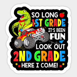 Im Ready To Crush 2Nd Grade T Rex Dinosaur Back To School Sticker